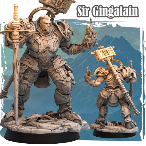 Figurka Sir Gilgalain z serii Avalon Forces II przedstawia rycerza w ciężkiej zbroi z mieczem i młotem. Bogate detale, dynamiczna poza i epicki klimat idealne do gier RPG, kolekcji i dioram fantasy.