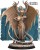 Caelith – figurka fantasy 32mm z serii Silverwood II. Tieflinka z magiczną kulą, skrzydłami i rogatą koroną. Tło z lasem i zamkiem. Idealna do gier RPG, kolekcji i malowania.
