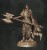 Figurka fantasy przedstawiająca wojownika w ozdobnej zbroi z peleryną, uzbrojonego w dwugrotowy topór. Monumentalna poza, bogate detale i agresywny design czynią ją idealną do gier RPG, dioram i kolekcji o epickim charakterze.