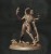 Ghoul o wychudzonej sylwetce z pazurami, kolcami na plecach i twarzą pełną kłów, idealny do sesji RPG, kolekcji figurek i dioram fantasy w klimacie horroru, dark fantasy i gotyckiej estetyki.