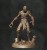 Ghoul o zdeformowanej sylwetce z pazurami, wystającymi kolcami i odsłoniętymi wnętrznościami, idealny do sesji RPG, kolekcji figurek i dioram fantasy w klimacie horroru, dark fantasy i gotyckiej estetyki.