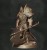 Nieumarły wojownik w kapturze i ciężkiej zbroi z czaszkami, uzbrojony w dwugłowy topór, idealny do sesji RPG, kolekcji figurek i dioram fantasy w klimacie horroru, dark fantasy i przeklętej estetyki.