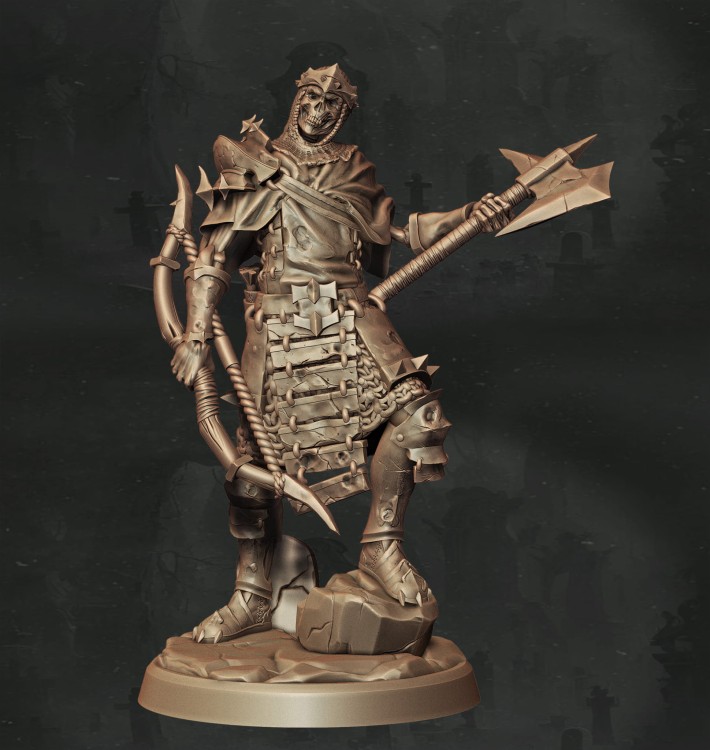 Dynamiczna figurka łucznika z serii Army of Darkness, idealna do gier fabularnych i kolekcji fantasy. Precyzyjnie odwzorowane detale zbroi i uzbrojenia podkreślają charakter postaci.