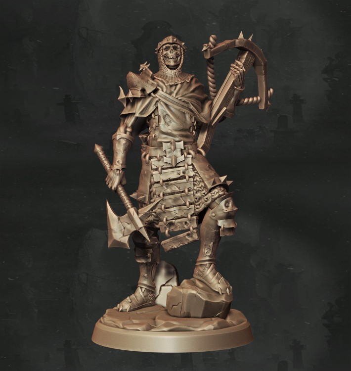 Dynamiczna figurka łucznika z serii Army of Darkness, idealna do gier fabularnych i kolekcji fantasy. Precyzyjnie odwzorowane detale zbroi i uzbrojenia podkreślają charakter postaci.