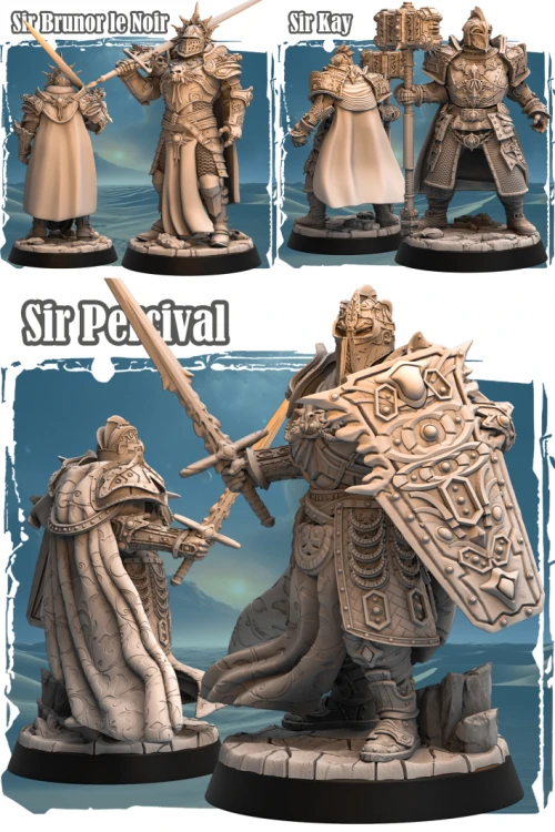 Zestaw Avalon Forces – dziewięć figurek fantasy przedstawiających bohaterów i bohaterki różnych klas: paladynów, czarodziejów, łotrzyków i kapłanów. Doskonałe do sesji RPG, bitewniaków i kolekcji. Idealne do klimatów high fantasy i epickiej przygody.