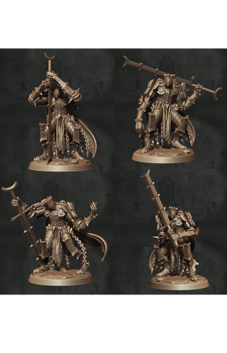 Zestaw Ravager – cztery figurki fantasy w dynamicznych pozach, idealne do sesji RPG, bitewniaków i kolekcji. Zróżnicowane role: wojownik, mag, strzelec i włócznik. Doskonałe do klimatów dark fantasy, postapo i heroicznej przygody.