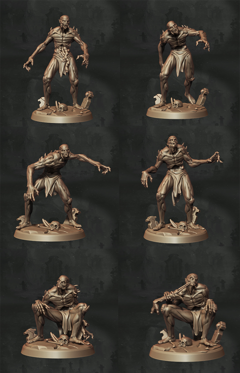 Figurka Ghoul z zestawu Army of Darkness – groteskowy potwór o wydłużonych kończynach i zdeformowanej twarzy. Doskonała do sesji RPG, kolekcji fantasy i malowania. Idealna do klimatów horroru, dark fantasy i postapokalipsy. Skala 32mm.