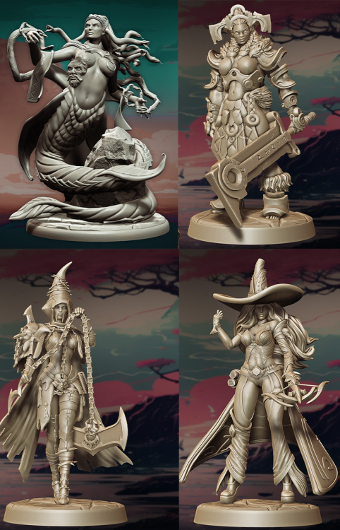 Zestaw 42 figurek Legendary Heroes – kobiece postacie fantasy do RPG, kolekcji i dioram. Stylizowane wojowniczki, czarodziejki, kapłanki i strażniczki. Bogactwo detali, systemowa kompatybilność, epicki klimat.
