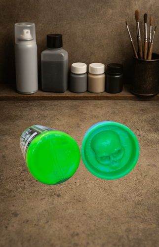 Swatch do farb Green Stuff World do obrazowania jak kolor farby prezentuje się na żywo.