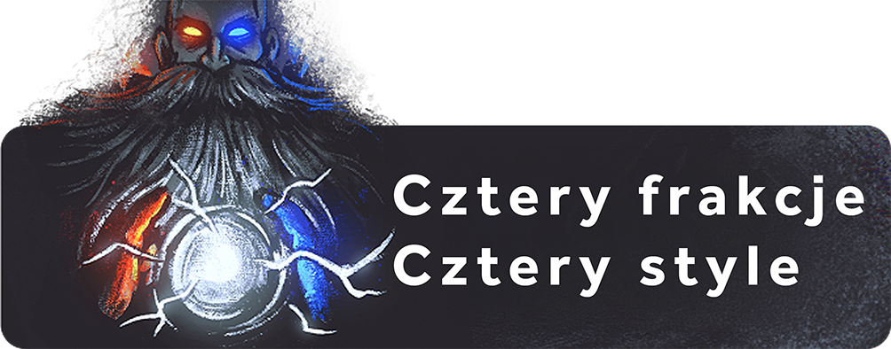 cztery asymetryczne frakcje